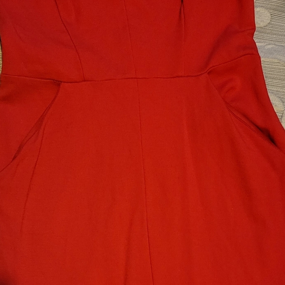 Cocktail red dress, size 5/6 - Picture 3 of 4